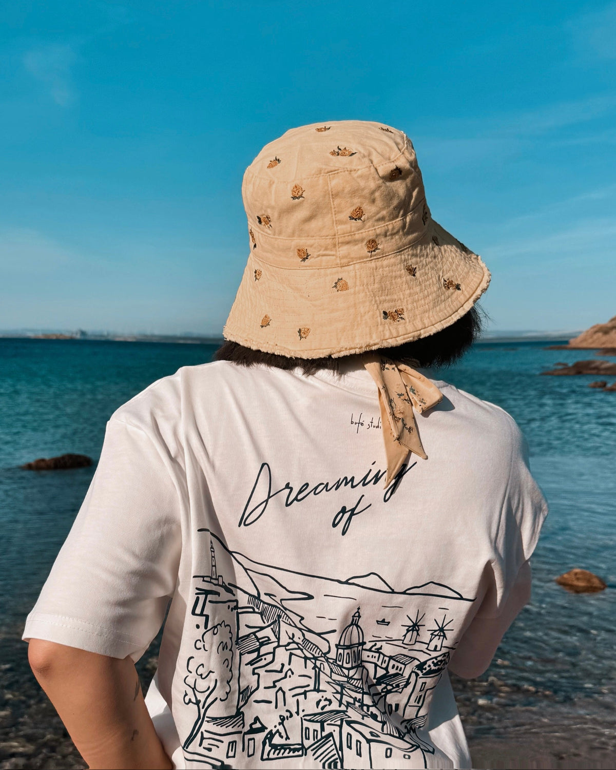 Island Dream, Oversize Baskılı Tişört