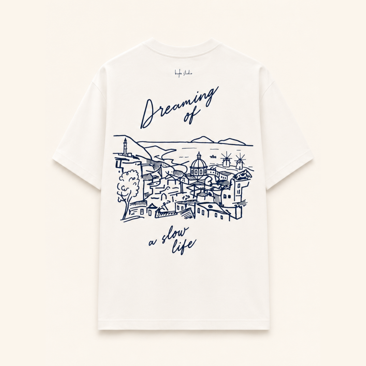 Island Dream, Oversize Baskılı Tişört
